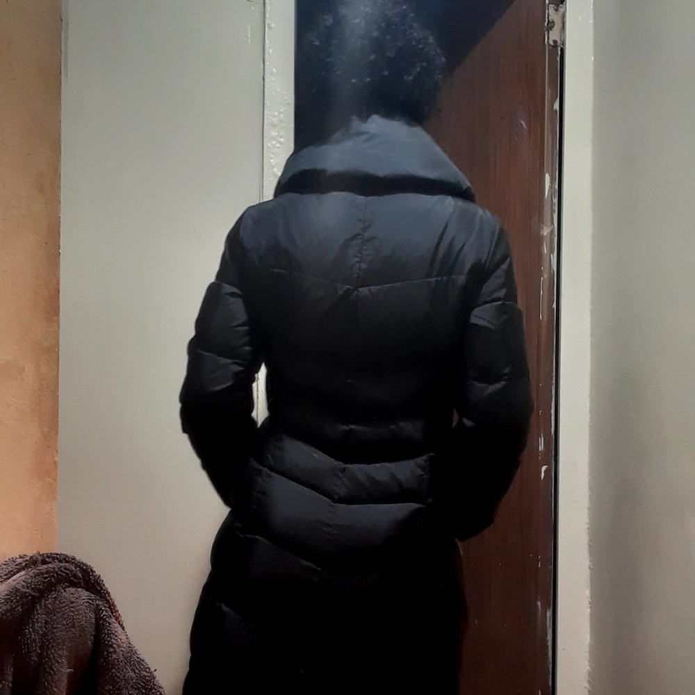Calf length coat